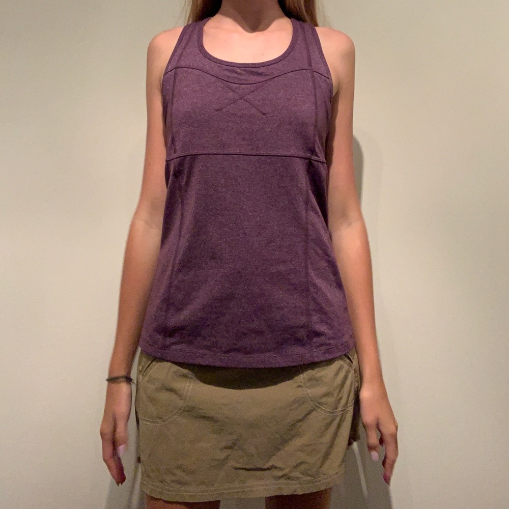 Athleta Purple Racerback Workout Tanktop